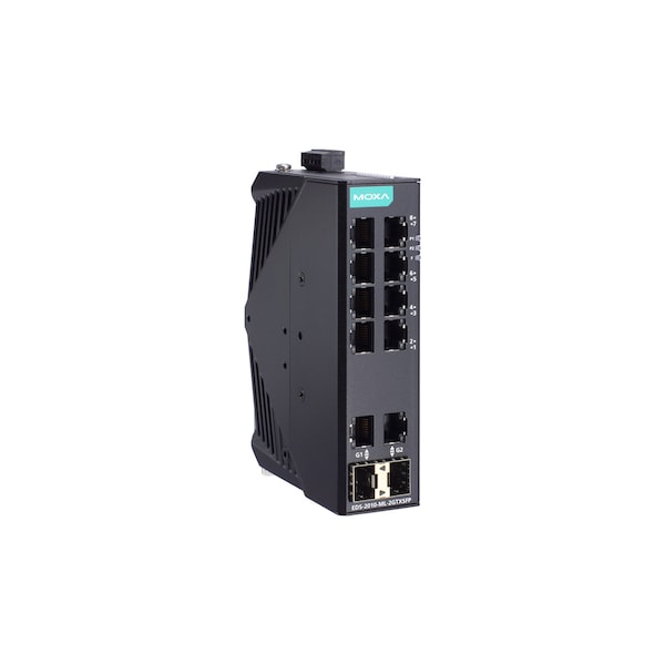 Unmgd Gigabit Eth. Swtch W/ 8 10/100Baset(X)Ports, Eds-2010-Ml-2Gtxsfp